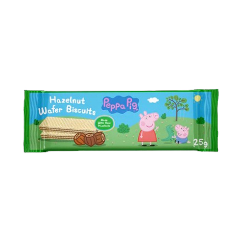 PEPPA PIG HAZELNUT WAFERS 4PK 25G