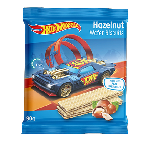 HOT WHEELS HAZELNUT WAFER BISCUIT 90G