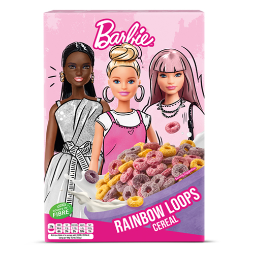 BARBIE RAINBOW RINGS CEREAL 350G