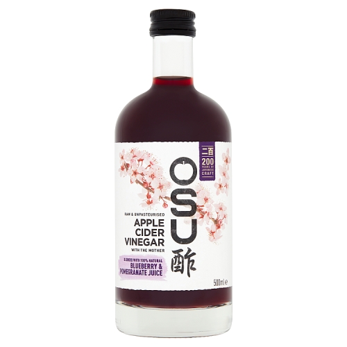 OSU APPLE CIDER VINEGAR BLUEBERRY & POMEGRANATE JUICE 500ML