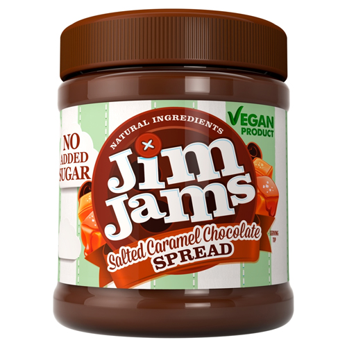 JIM JAMS  NAS SALTED CARAMEL CHOCOLATE SPREAD 330G
