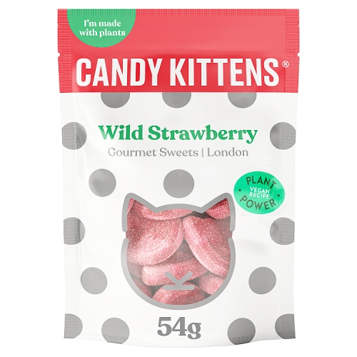CANDY KITTENS WILD STRAWBERRY GOURMET SWEETS 54G