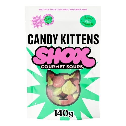 CANDY KITTENS SHOX GOURMET SOURS 140G