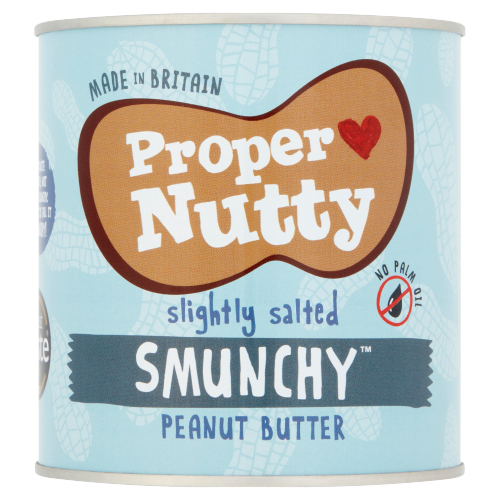 PROPER NUTTY SLIGHTLY SALTED PEANUT BUTTER 1KG
