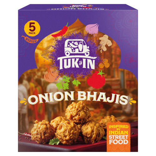 TUK IN FOODS ONION BHAJI 5PK 175G