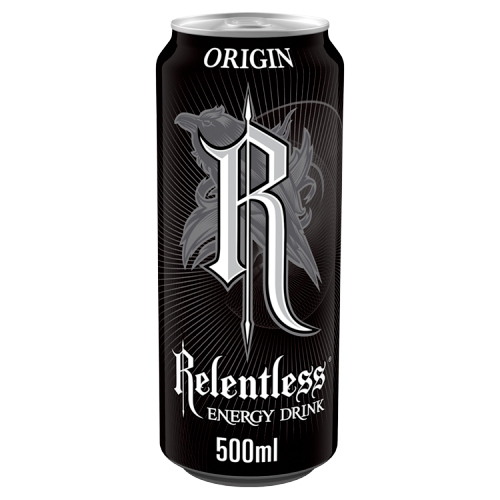 RELENTLESS ORIGIN CAN 4PK 500ML