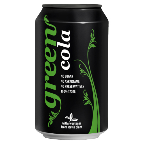 GREEN COLA CAN 330ML