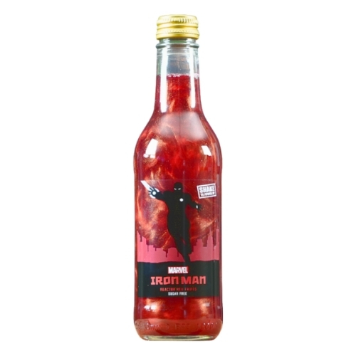 MARVEL IRON MAN RED REACTOR FRUITS FLAVOUR DRINK 330ML