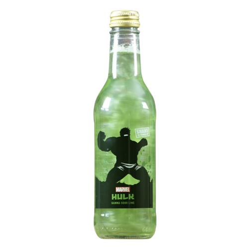 MARVEL HULK GAMMA SOUR LIME FLAVOUR DRINK 330ML