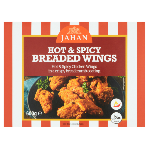 JAHAN HOT N SPICY CHICKEN WINGS 600G