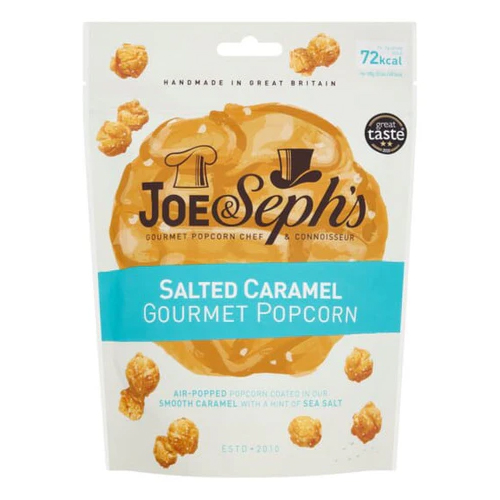 JOE & SEPH'S SALTED CARAMEL POPCORN 60G