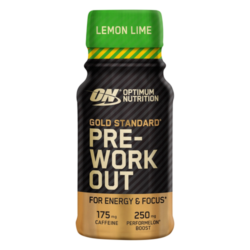 OPTIMUM NUTRITION GOLD STANDARD PRE-WORKOUT SHOT, LEMON LIME PMP £1.99 60ML