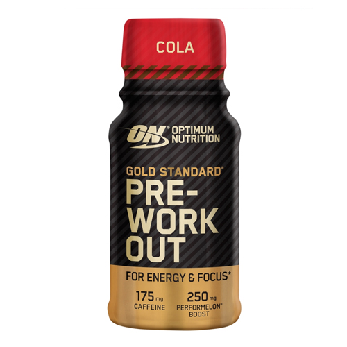 OPTIMUM NUTRITION GOLD STANDARD PRE-WORKOUT  SHOT COLA PMP £1.99 60ML