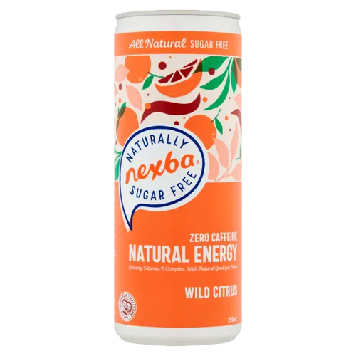 NEXBA WILD CITRUS NATURAL ENERGY DRINK 250ML