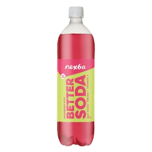 NEXBA RASPBERRY KIWI BETTER SODA 6X 1L