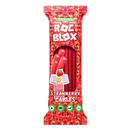 ROCBLOX STRAWBERRY CABLES 12PK 170G