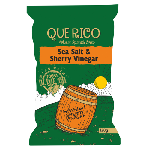 QUE RICO  SEA SALT & SHERRY VINEGER 130G