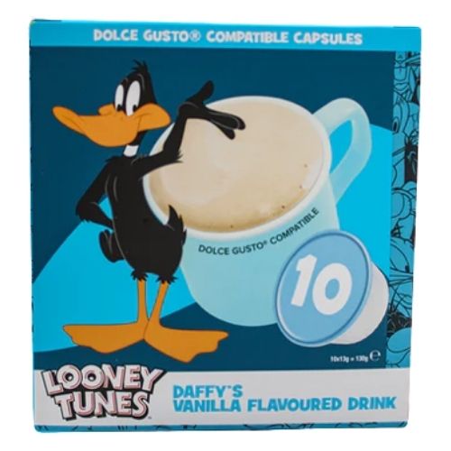 LOONEY TUNES DAFFY'S VANILLA DOLCE GUSTO COMPATIBLE 10 PODS