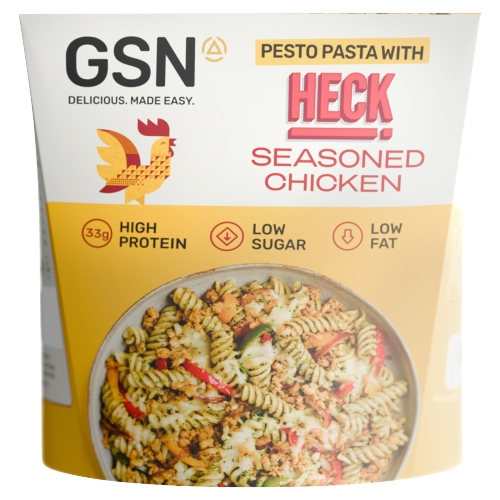 GSN PESTO PASTA WITH HECK! SEASONED CHICKEN 350G