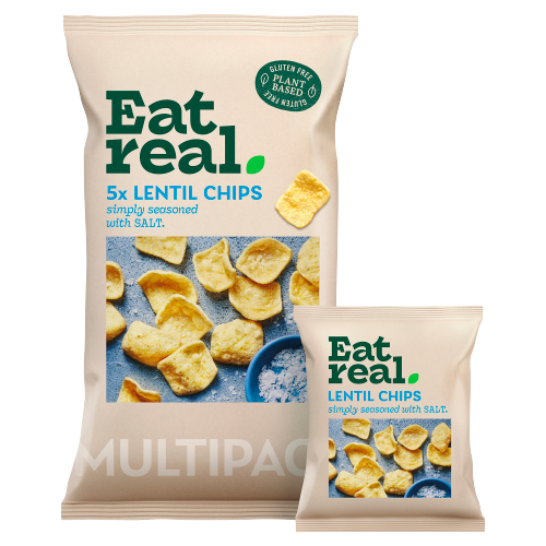 EAT REAL LENTIL CHIPS 90G