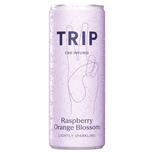 TRIP CBD INFUSED RASPBERRY AND ORANGE 250ML