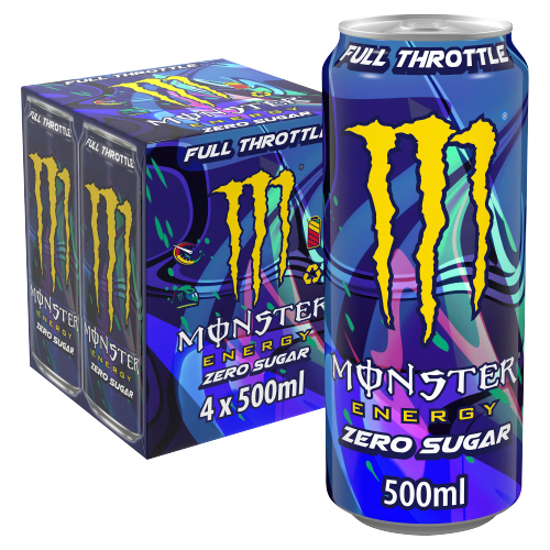 MONSTER ENERGY FULL THROTTLE ZERO SUGAR 4PK 4PK