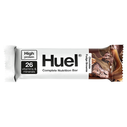 HUEL COMPLETE NUTRITION BAR CHOCOLATE FUDGE BROWNIE  12X 55G