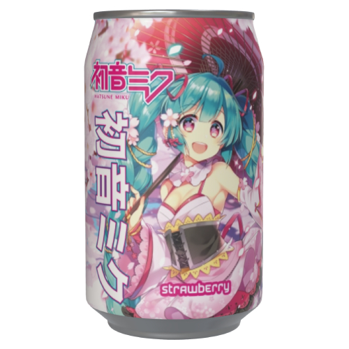 KAWAJI HATSUNE MIKU STRAWBERRY SODA CAN 330ML