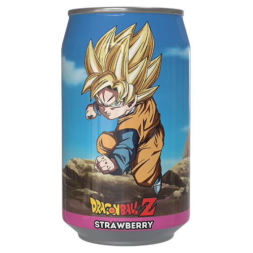 KAWAJI DRAGON BALL Z STRAWBERRY  SODA CAN 330ML