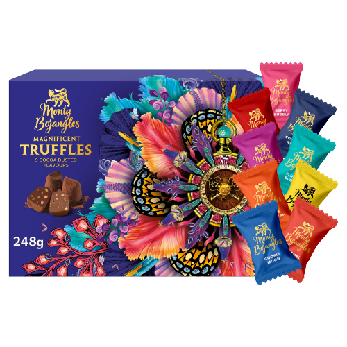 MONTY BOJANGLES MAGNIFICENT DUSTED TRUFFLES COLLECTION PREMIUM GIFT BOX 248G-XMAS