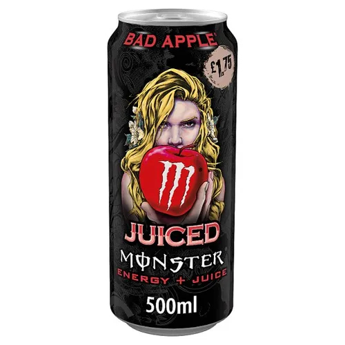 MONSTER BAD APPLE CAN PMP £1.75 500ML