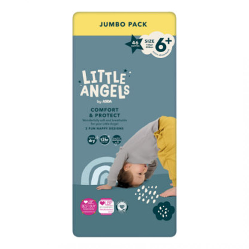 LITTLE ANGELS COMFORT & PROTECT SIZE 6+ JUMBO 46PK