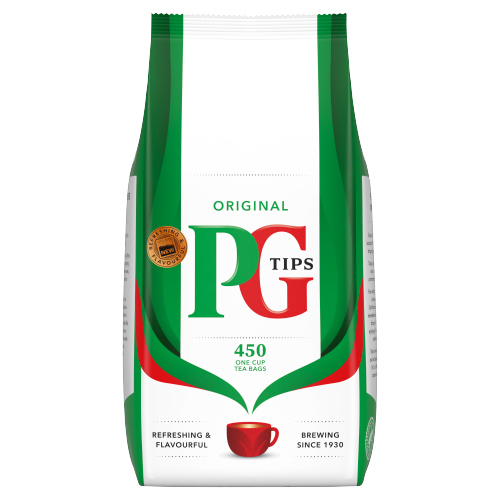 PG TIPS 450 ORIGINAL ONE CUP TEA BAGS 900G