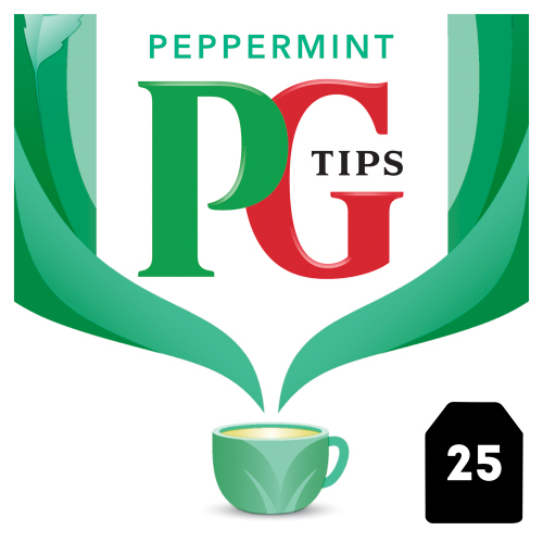 PG TIPS 25 PEPPERMINT ENVELOPES 27.5G