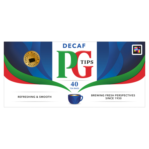 PG TIPS DECAF BOX 40'S