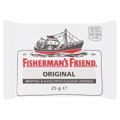FISHERMAN'S FRIEND ORIGINAL EXTRA STRONG RED LOZENGES 25G