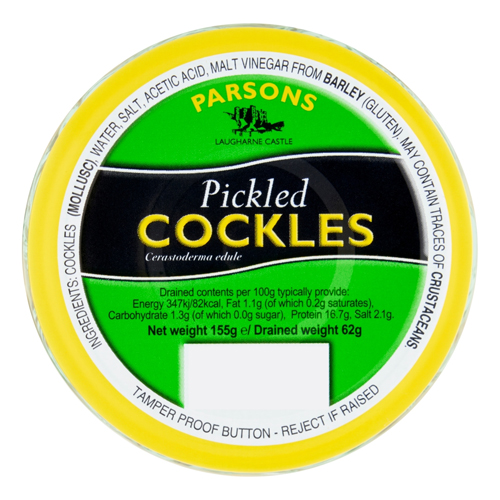 PARSONS COCKLES PICKLED 155G