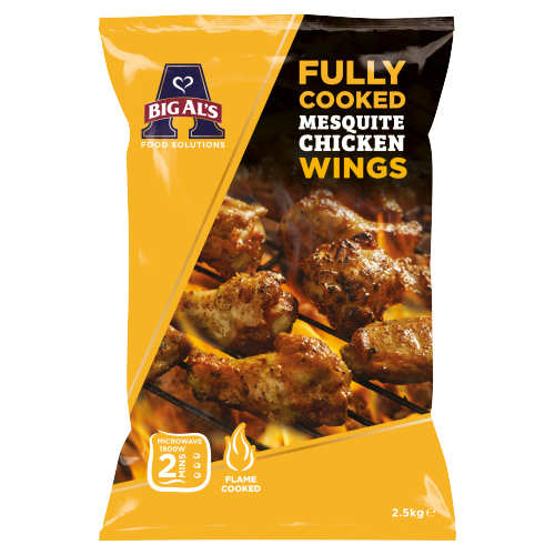 BIG AL'S FLAME GRILLED CHICKEN WINGS 2.5KG