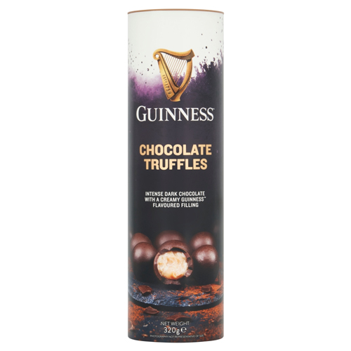 GUINNESS CREAMY CHOCOLATE TRUFFLES TUBE 320G