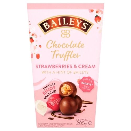 BAILEYS CHOCOLATE TRUFFLES STRAWBERRIES & CREAM 205G