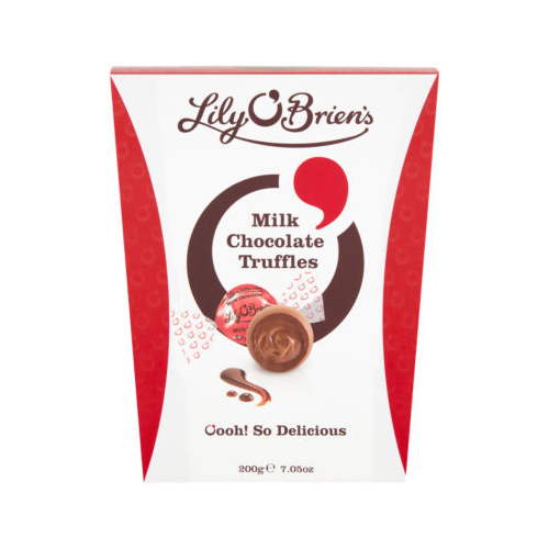 LILY O'BRIEN'S DESERT CHOCOLATE MOUSSE TRUFFLES 200G