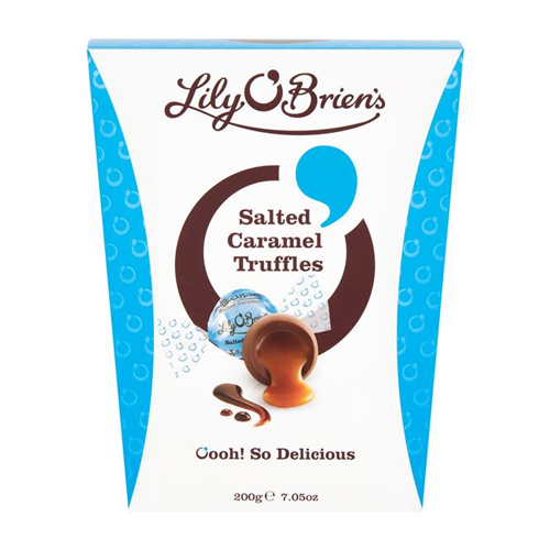 LILY O'BRIEN'S DESERT SALTED CARAMEL TRUFFLES 200G