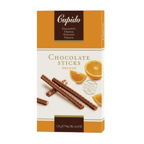 HAMLET ORANGE CHOC STICKS 125G