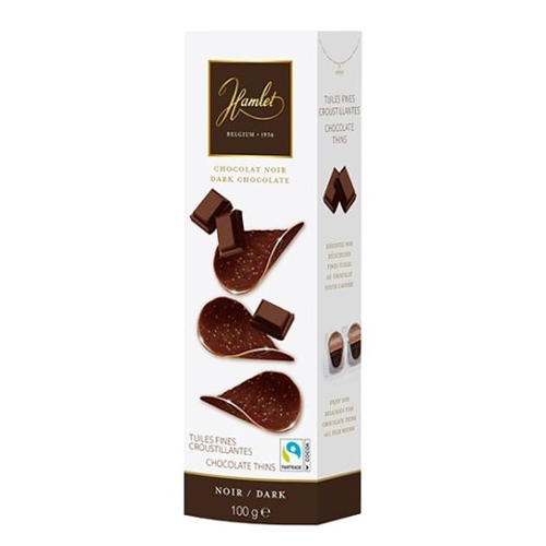 HAMLET DARK CHOC THINS 100G