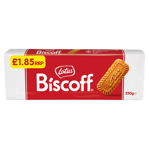 LOTUS BISCOFF PMP £1.85 250G