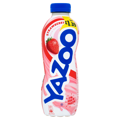 YAZOO STRAWBERRY MILK PMP £1.39 400ML