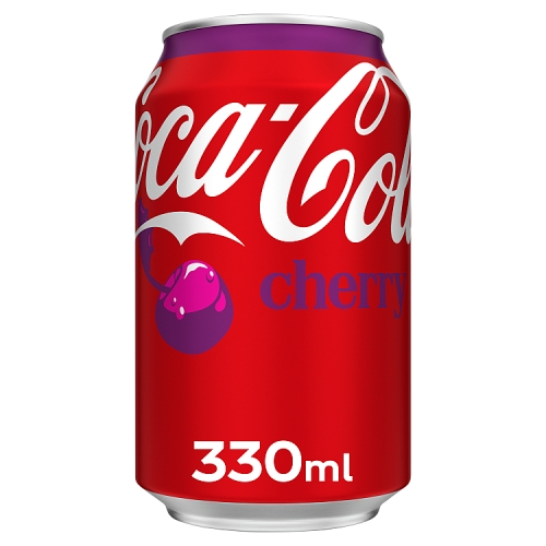 COKE CHERRY CAN 330ML
