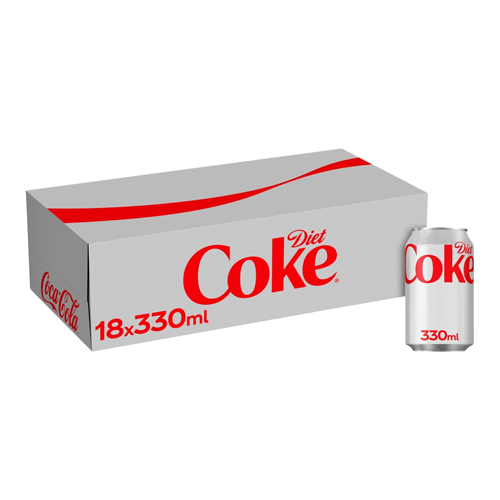 COKE DIET 18PK 330ML