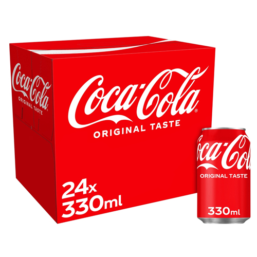 COKE CAN 24PK 330ML