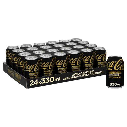 COKE CAFFEINE ZERO SUGAR CAN 300ML